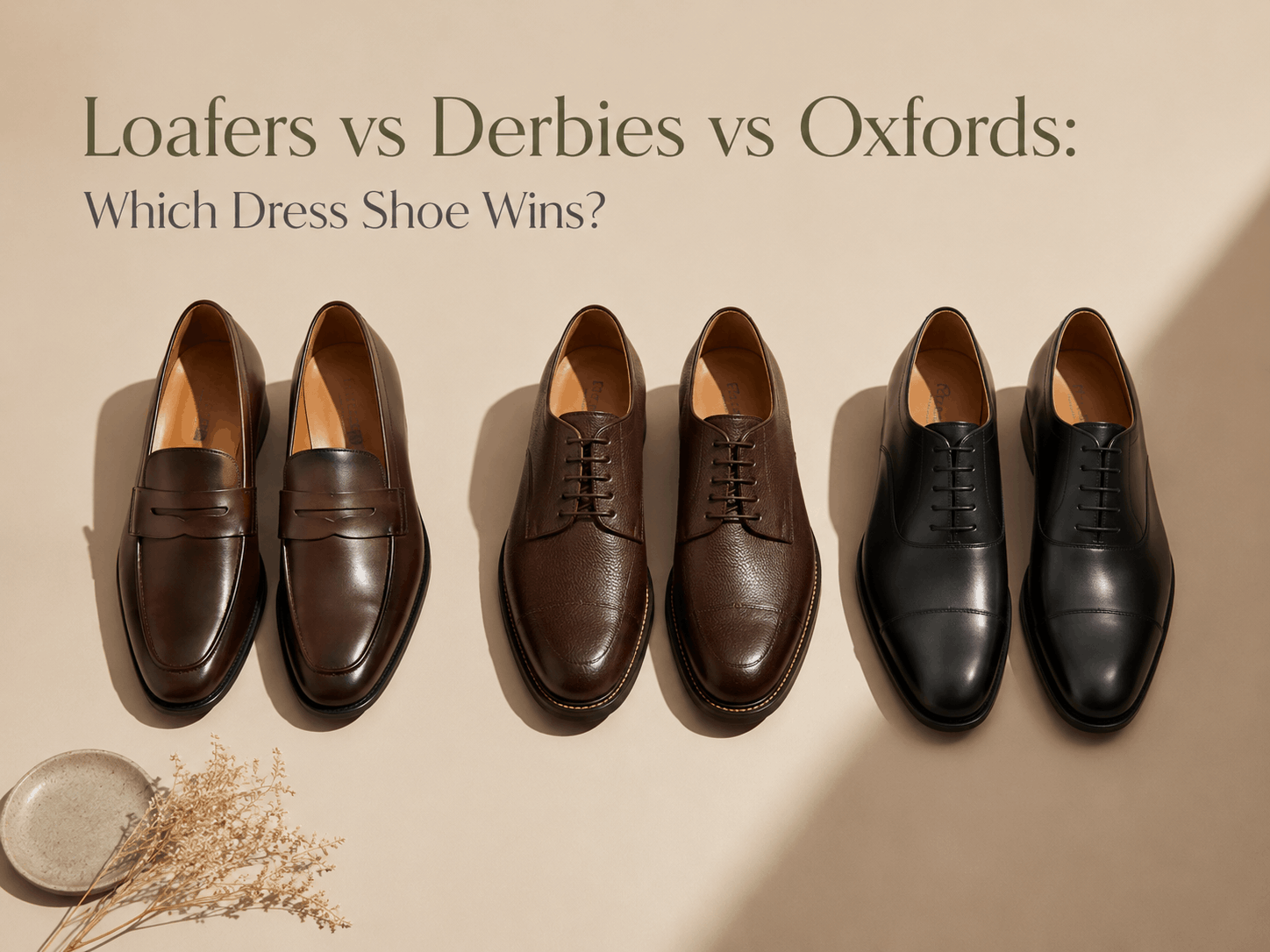 Loafers vs Derbies vs Oxfords: Which Dress Shoe Wins?